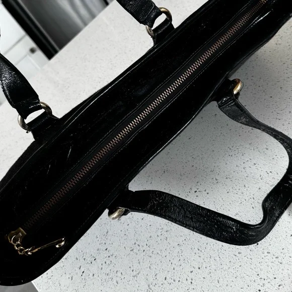 3 HR SALE 🚨 2002 XL Juicy Couture Black Scottie Tote - Picture 4 of 12